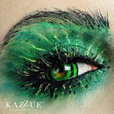 Kazzue 17mm Green Goblin Scleral Lenses